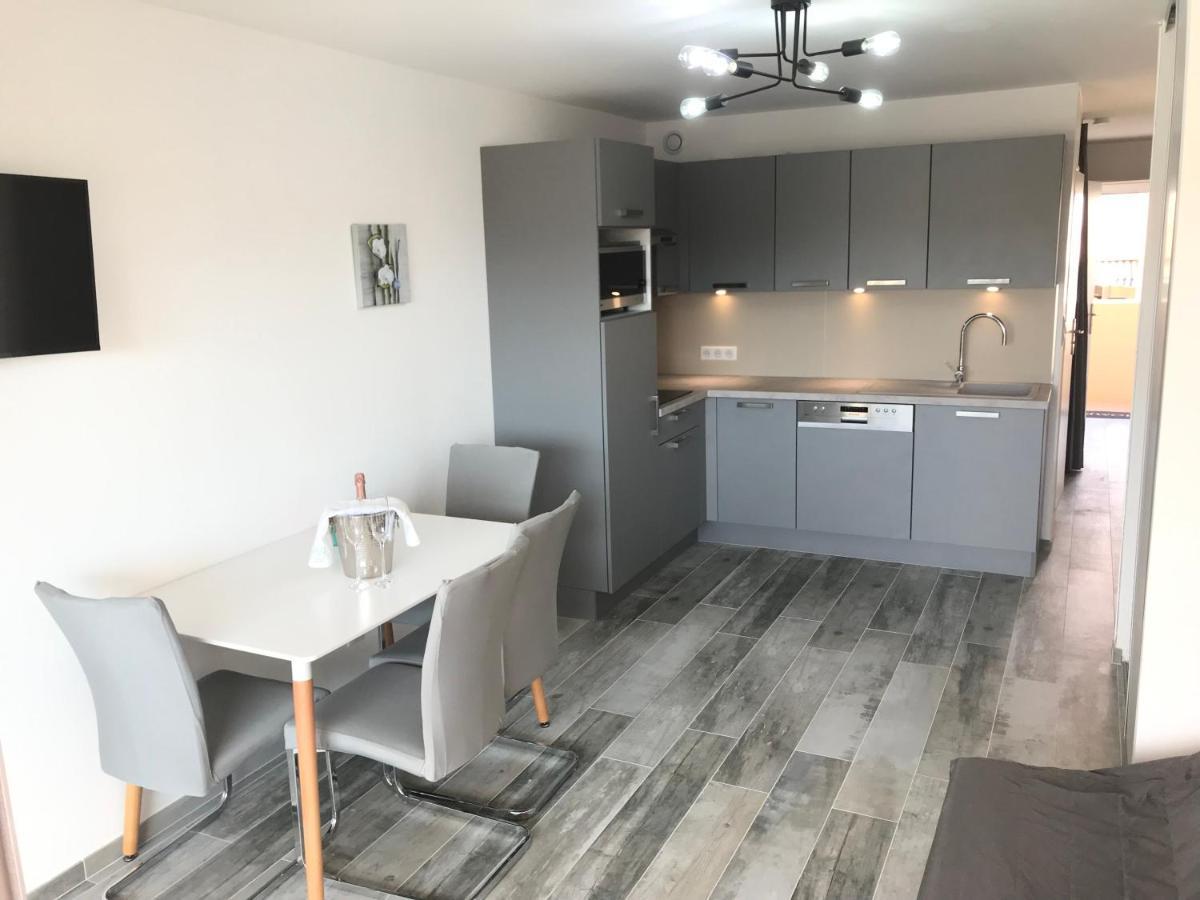 Appartement 2 Pieces, Renove, 2 Piscines+Tennis, Mer, Climatisation Антиб Екстериор снимка